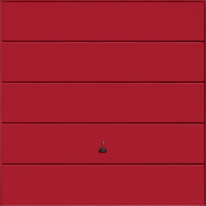 Ascot Ruby Red Garage Door