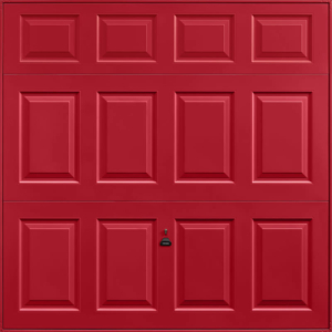 Beaumont Ruby Red Garage Door