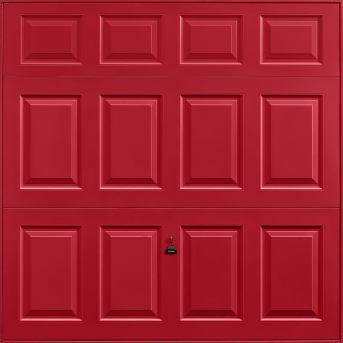 Beaumont Ruby Red Garage Door