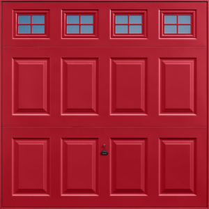 Beaumont Windows Ruby Red Garage Door