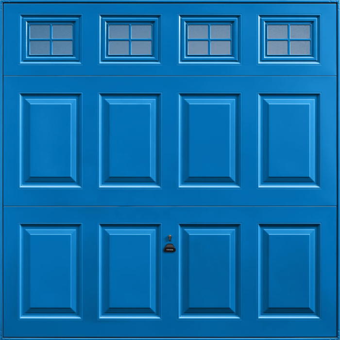 Beaumont Windows Single Blue Garage Door