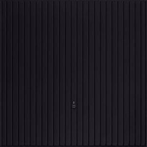 Carlton Jet Black Garage Door
