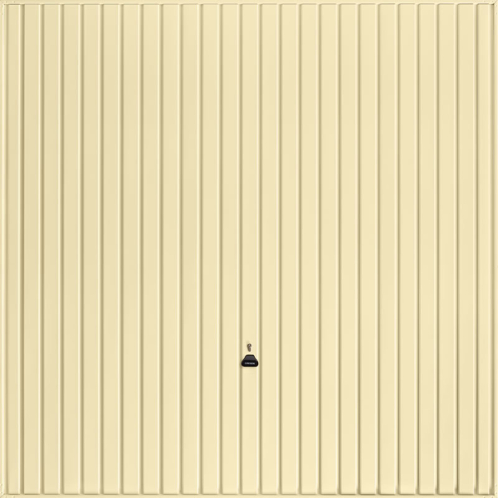 Carlton Light Ivory Garage Door