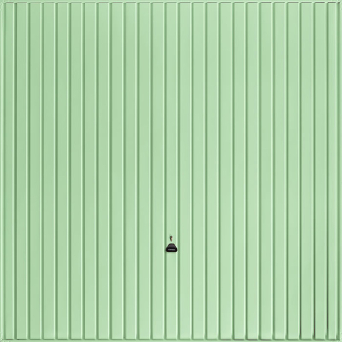 Carlton Pastel Green Garage Door