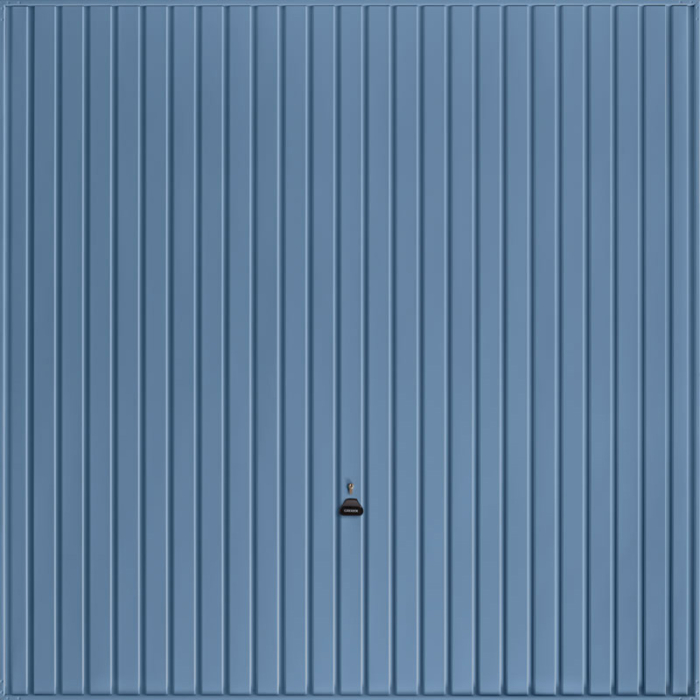 Carlton Pigeon Blue Garage Door