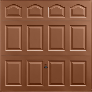 Cathedral Clay Brown Garage Door