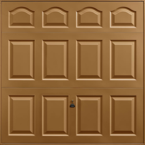 Cathedral Golden Oak Garage Door