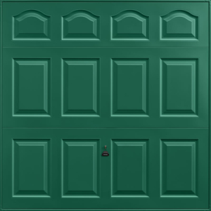 Cathedral Moss Green Garage Door