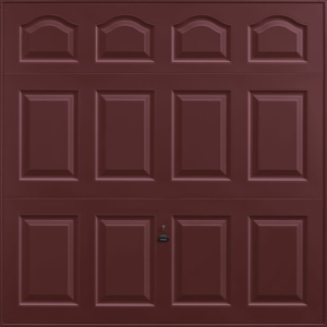 Cathedral Rosewood Garage Door