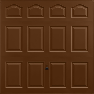 Cathedral Terra Brown Garage Door