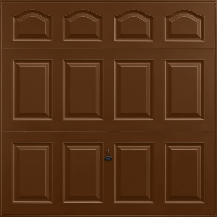 Cathedral Terra Brown Garage Door