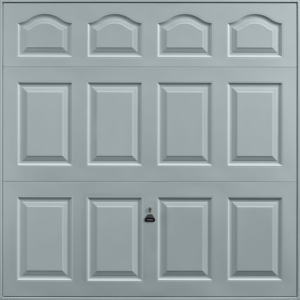 Cathedral Window Grey Garage Door