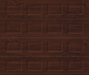Georgian Dark Oak Sectional Garage Door
