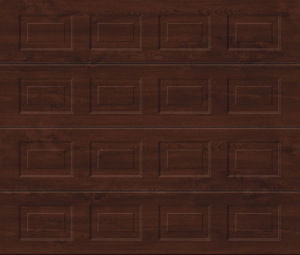 Georgian Dark Oak Sectional Garage Door