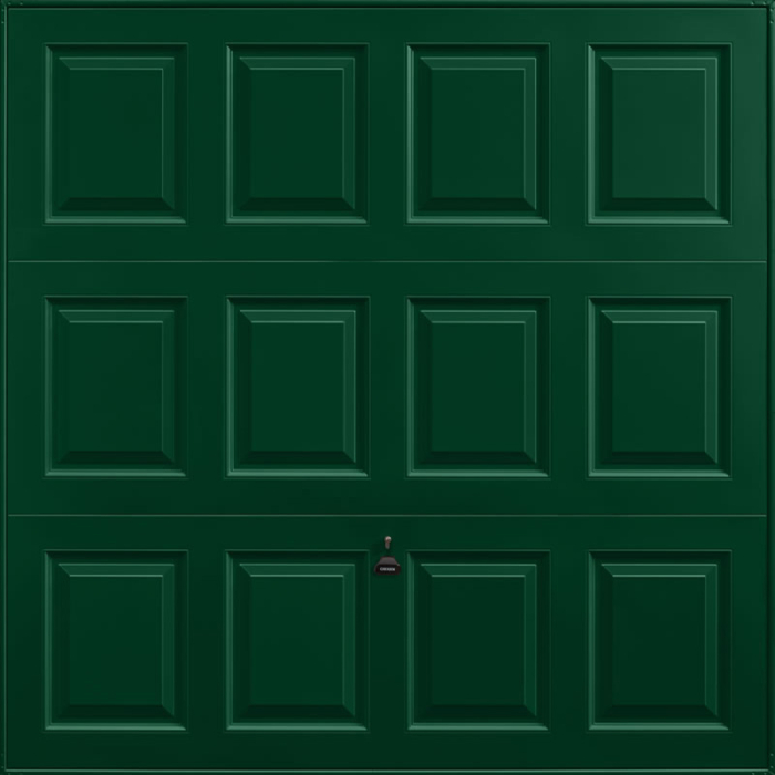 Georgian Fir Green Garage Door