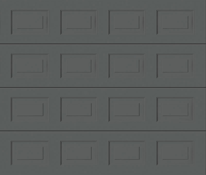 Georgian Grey Aluminium Sectional Garage Door