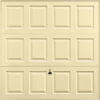 Georgian Light Ivory Garage Door