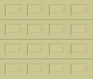 Georgian Light Ivory Sectional Garage Door