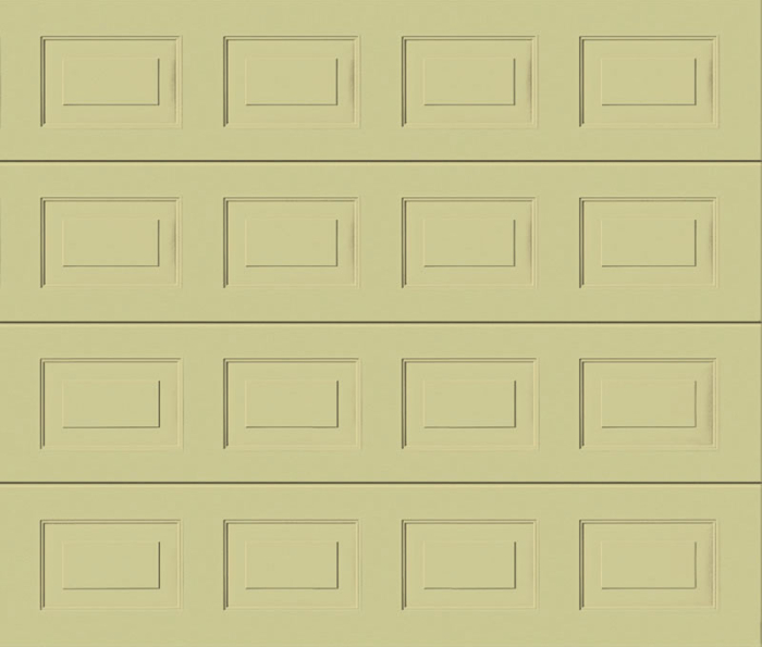 Georgian Light Ivory Sectional Garage Door