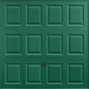 Georgian Moss Green Garage Door