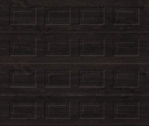 Georgian Night Oak Sectional Garage Door