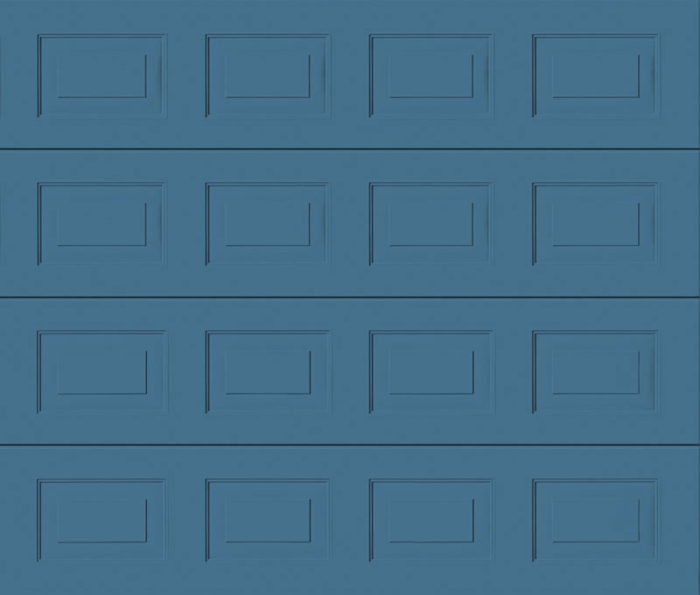 Georgian Pigeon Blue Sectional Garage Door