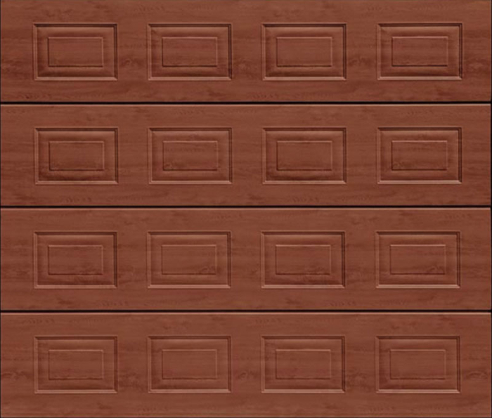 Georgian Rosewood Sectional Garage Door