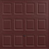 Georgian Rosewood Garage Door