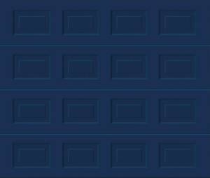 Georgian Sapphire Blue Sectional Garage Door