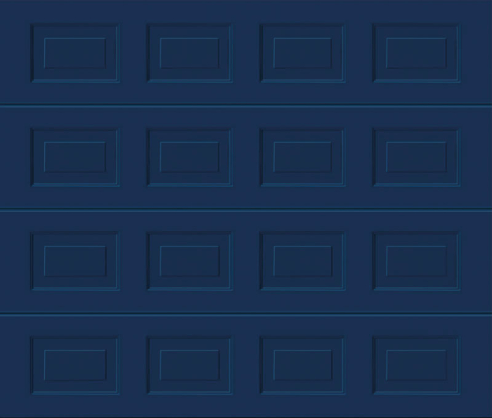 Georgian Sapphire Blue Sectional Garage Door