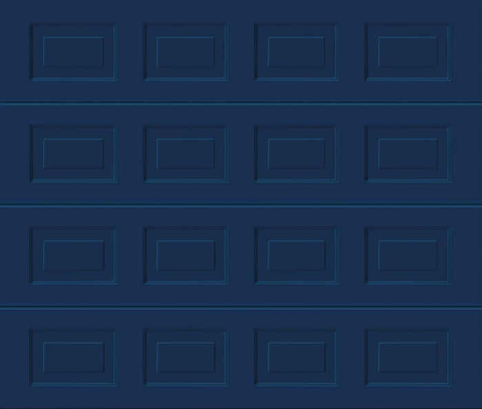 Georgian Sapphire Blue Sectional Garage Door