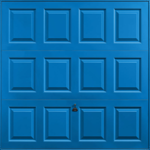 Georgian Signal Blue Garage Door