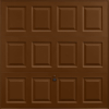 Georgian Terra Brown Garage Door