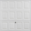 Georgian White Garage Door