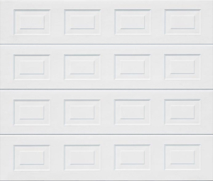 Georgian White Sectional Garage Door