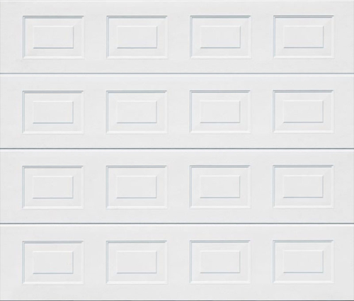 Georgian White Sectional Garage Door