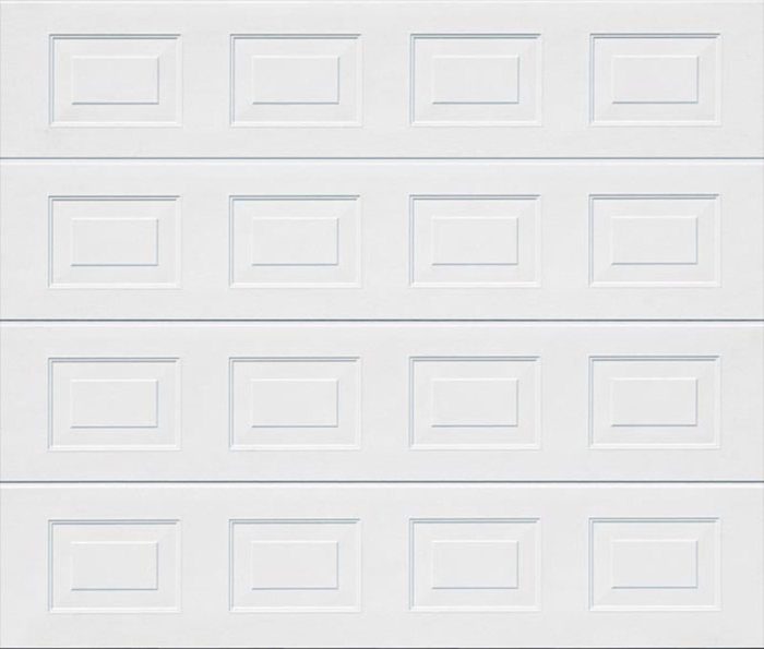 Georgian White Sectional Garage Door