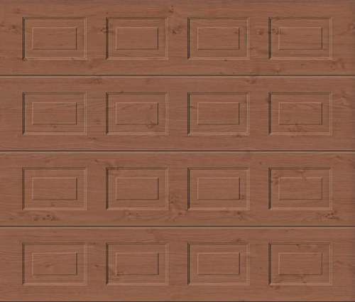 Georgian Winchester Oak Sectional Garage Door