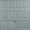 Georgian Window Grey Garage Door