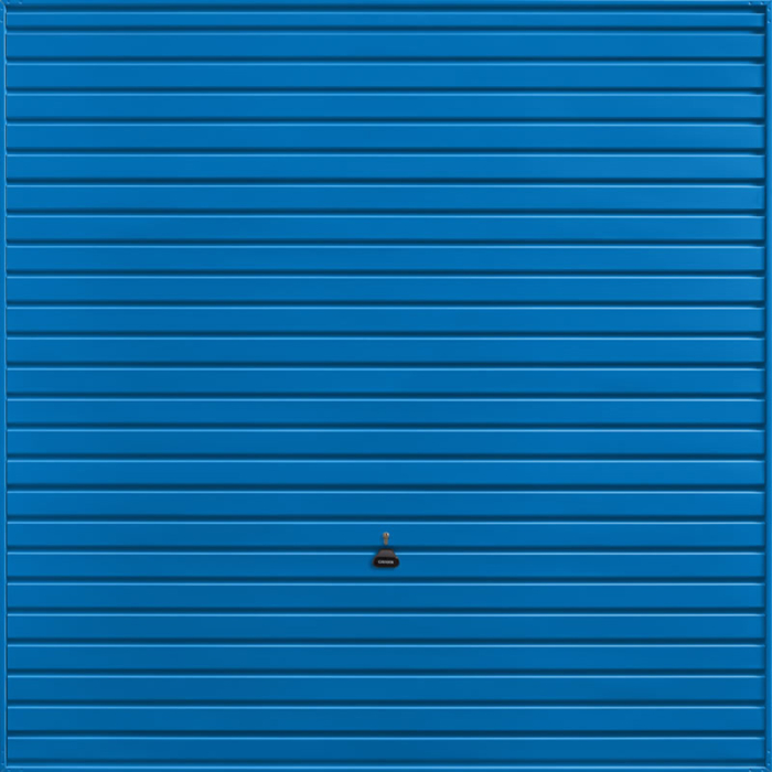 Horizon Signal Blue Garage Door