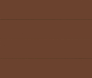 Linea Large Clay Brown Sectional Garage Door