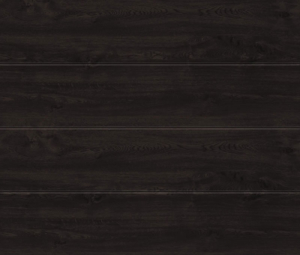 Linea Large Night Oak Sectional Garage Door