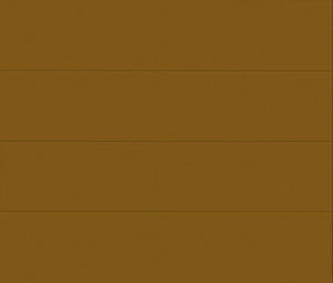 Linea Large Ochre Brown Sectional Garage Door
