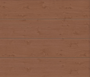 Linea Large Winchester Oak Sectional Garage Door