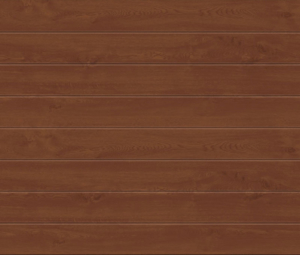 Linea Medium Golden Oak Sectional Garage Door