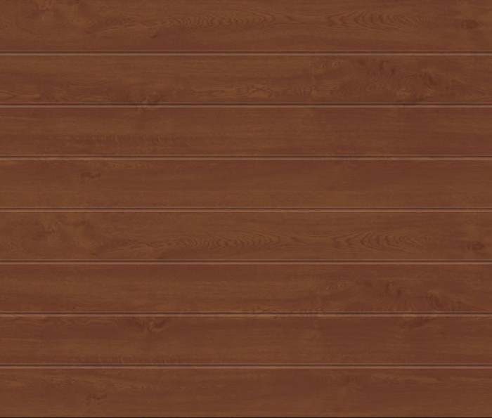 Linea Medium Golden Oak Sectional Garage Door
