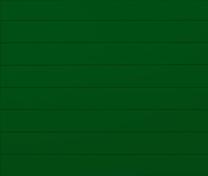 Linea Medium Moss Green Sectional Garage Door