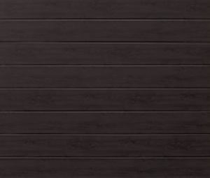 Linea Medium Night Oak Sectional Garage Door