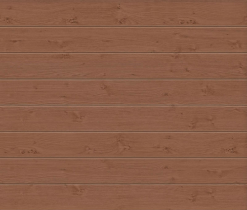 Linea Medium Winchester Oak Sectional Garage Door