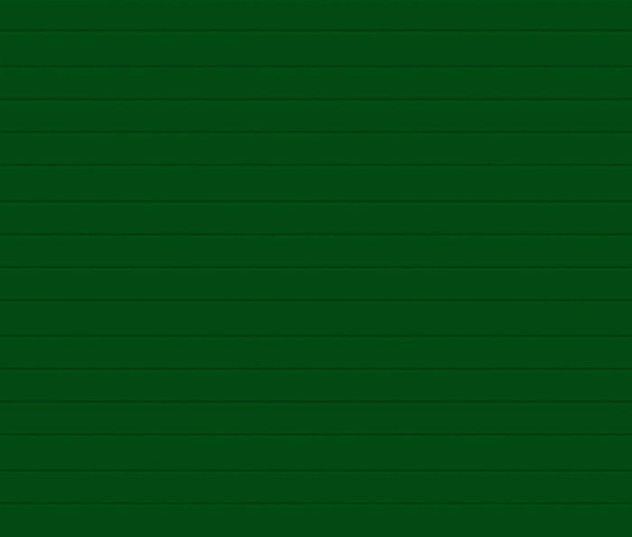 Linea Small Moss Green Sectional Garage Door